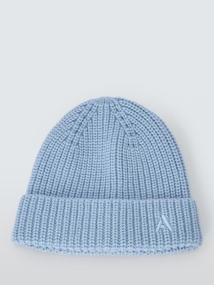 John Lewis ANYDAY Kids' Beanie Hat - view 2, Blue