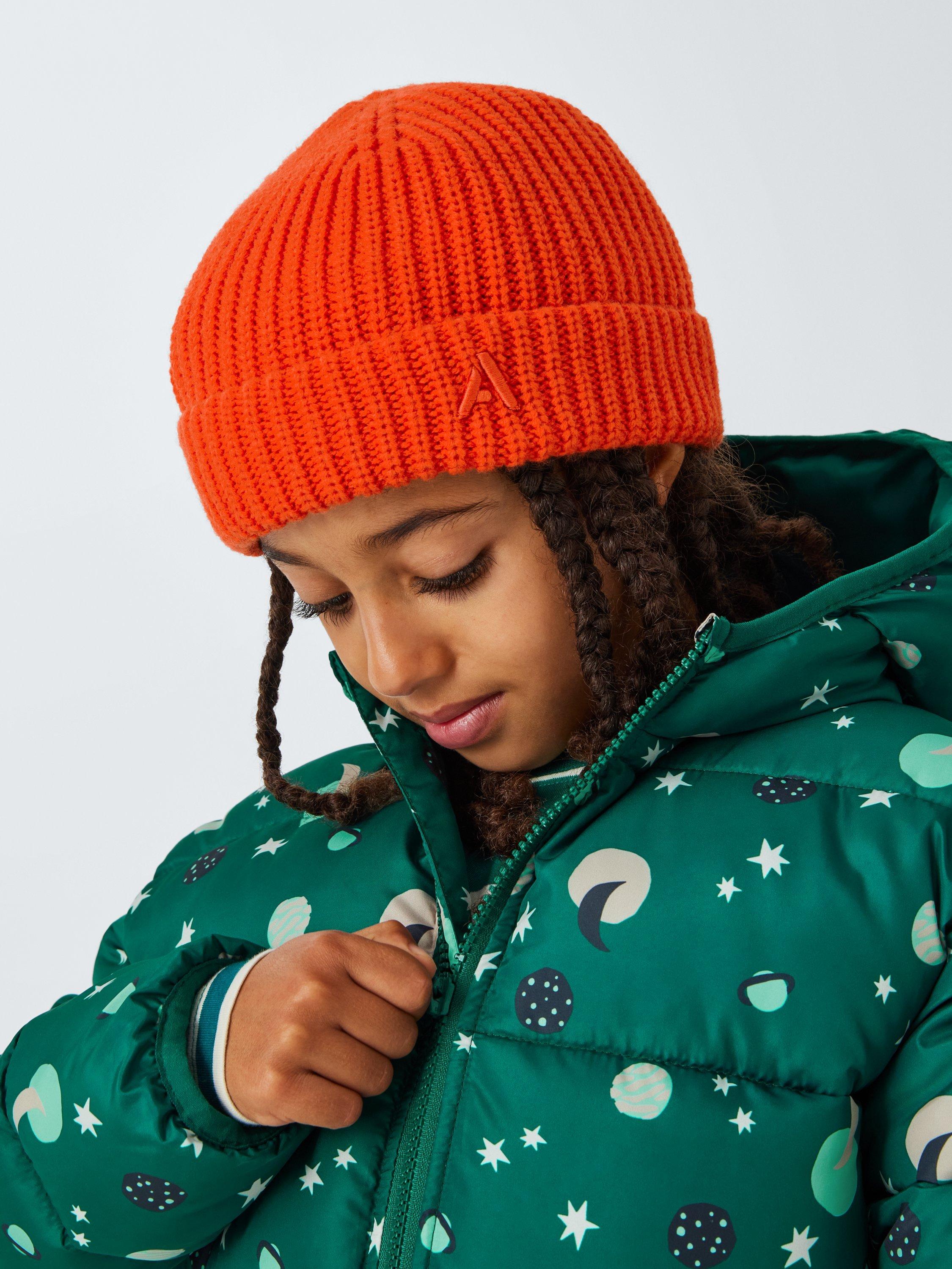 John Lewis ANYDAY Kids' Beanie Hat, Orange