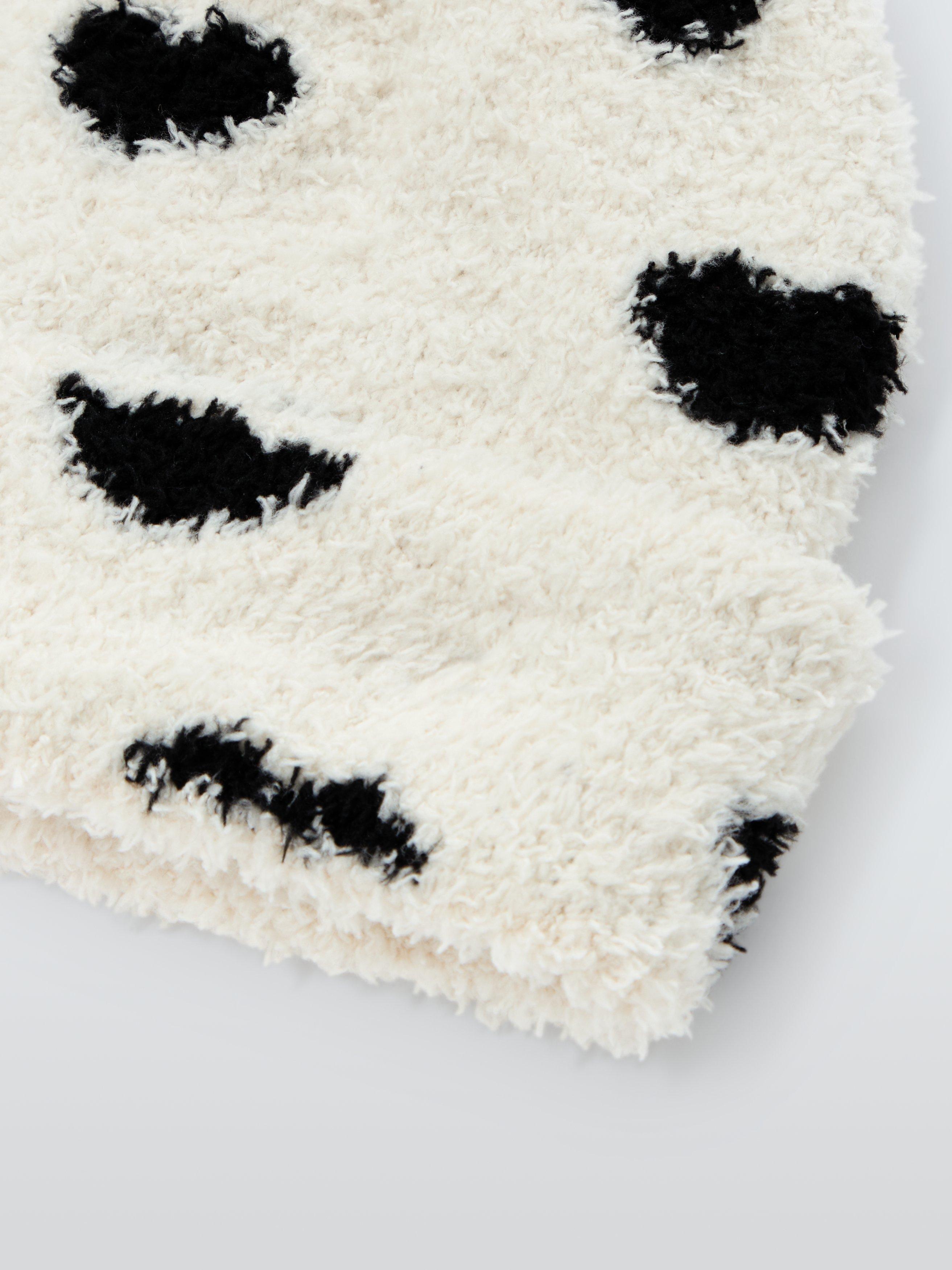 Product image 3 of 6, which shows John Lewis ANYDAY Kids' Fluffy Heart Beanie Hat, Multi, 3-5 years