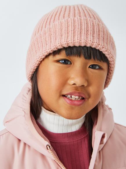 John Lewis ANYDAY Kids' Beanie Hat, Pink, Pink