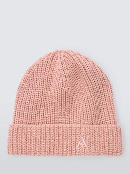 John Lewis ANYDAY Kids' Beanie Hat, Pink - view 2, Pink