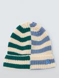 John Lewis ANYDAY Kids' Double Stripe Beanie Hat, Multi