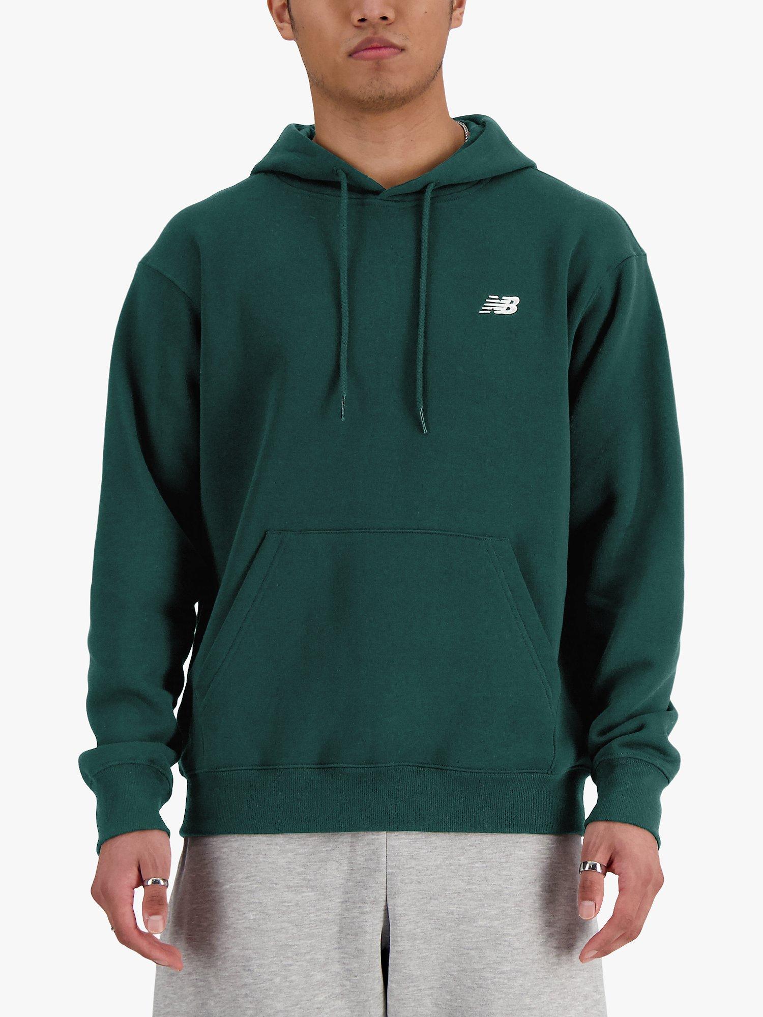 New Balance Small Logo Hoodie, Dark Green