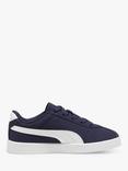 PUMA Kids' Club II PS Trainers, Navy