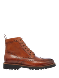 Oliver Sweeney Milbrook Leather Brogue Boots, Tan