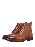 Oliver Sweeney Milbrook Leather Brogue Boots, Tan