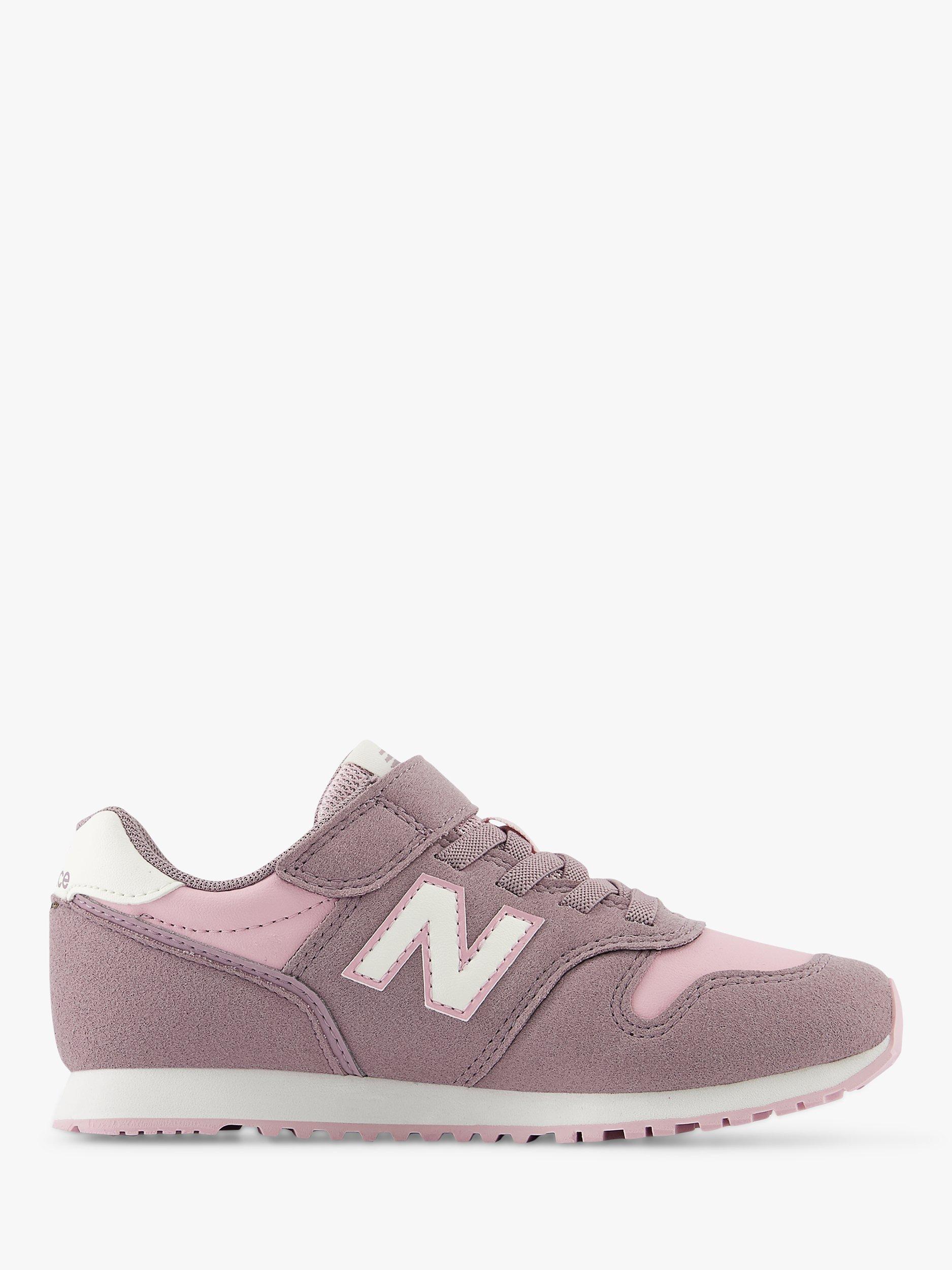 New Balance Kids 373 Bungee Lace with Top Strap Trainers Pink