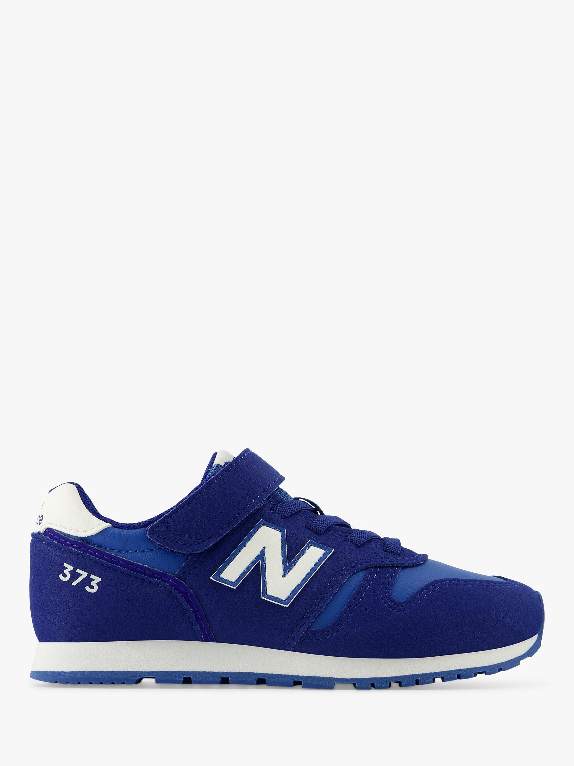 New Balance Kids' 373 Bungee Lace with Top Strap Trainers, Navy
