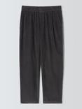 John Lewis ANYDAY Relaxed Cord Trousers, Navy, Ebony