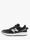 New Balance Kids' 570 Running Shoes, Black/White