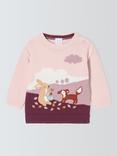 John Lewis Baby Bunny Scene Jumper