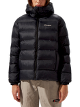 Berghaus Ewden Hooded Puffer Jacket, Jet Black