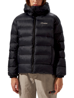 Berghaus Ewden Hooded Puffer Jacket, Jet Black, Jet Black
