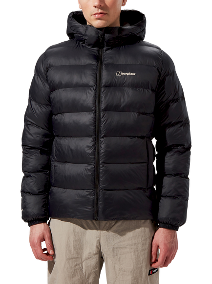 Berghaus Ewden Insulated Hooded Jacket, Jet Black, Jet Black