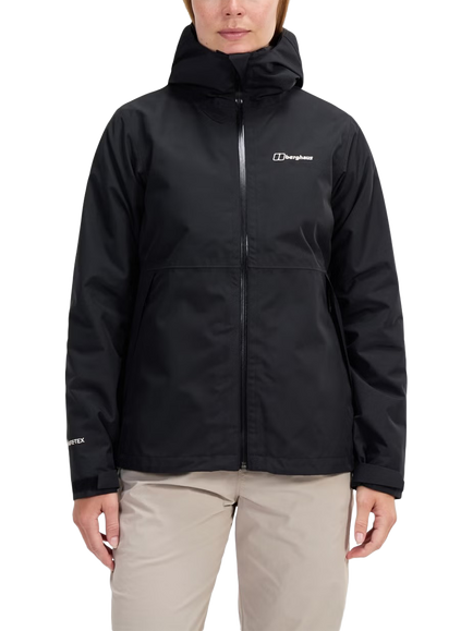 Berghaus Women's Bramblfell Gemini Gore-Tex Waterproof 3-in-1 Jacket, Jet Black, Jet Black