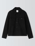 John Lewis Boucle Overshirt, Black