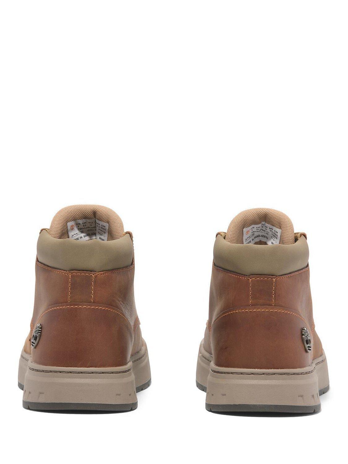 Product image 6 of 7, which shows Timberland Maple Grove Leather Mid Lace Up Trainer Boots, Rust, 7