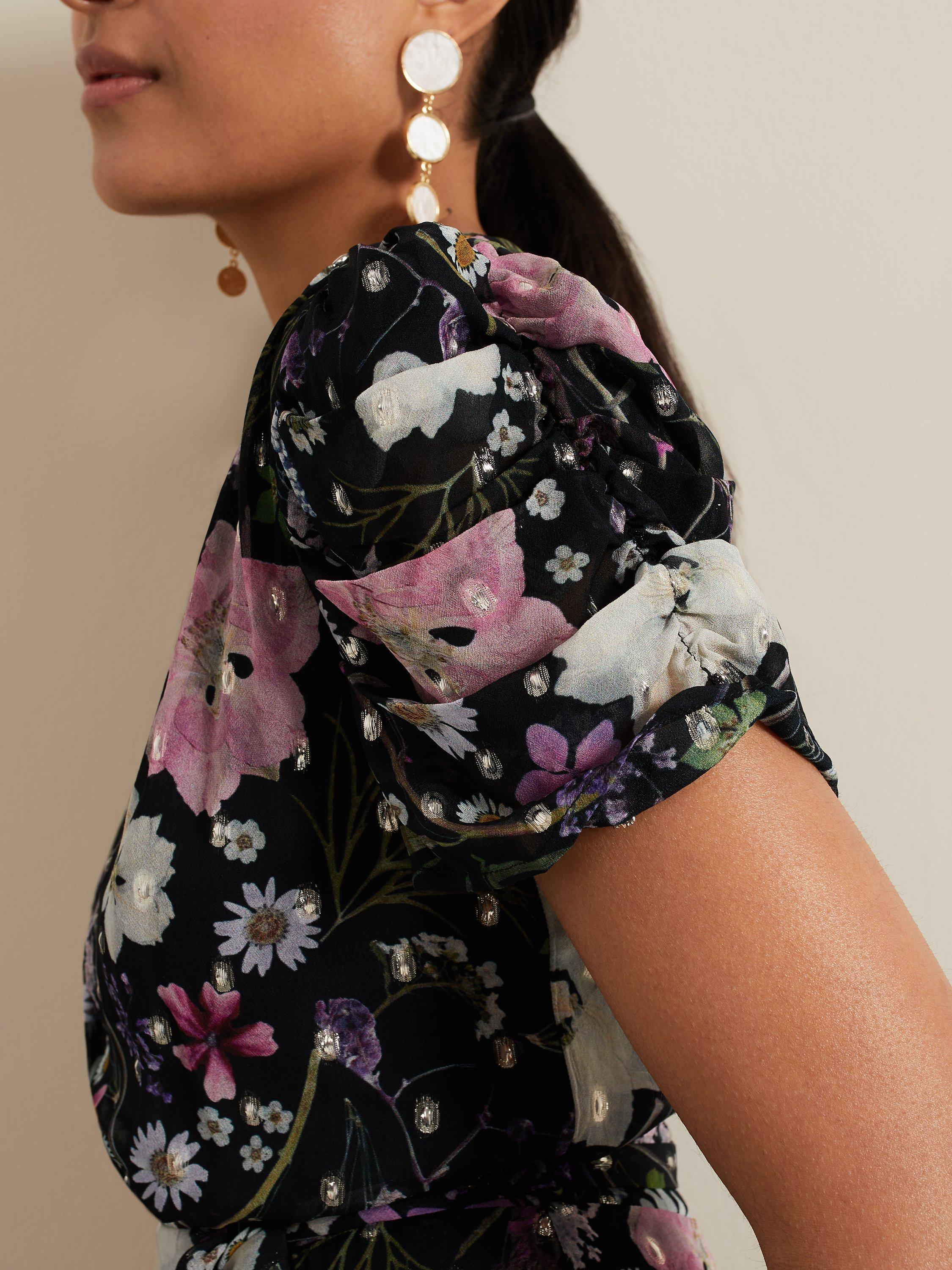 関税送料込☆【Phase Eight】Azalea Print Fil Coupe Dress Petite Azalea Print Fil Coupe Dress | Phase Eight UK |