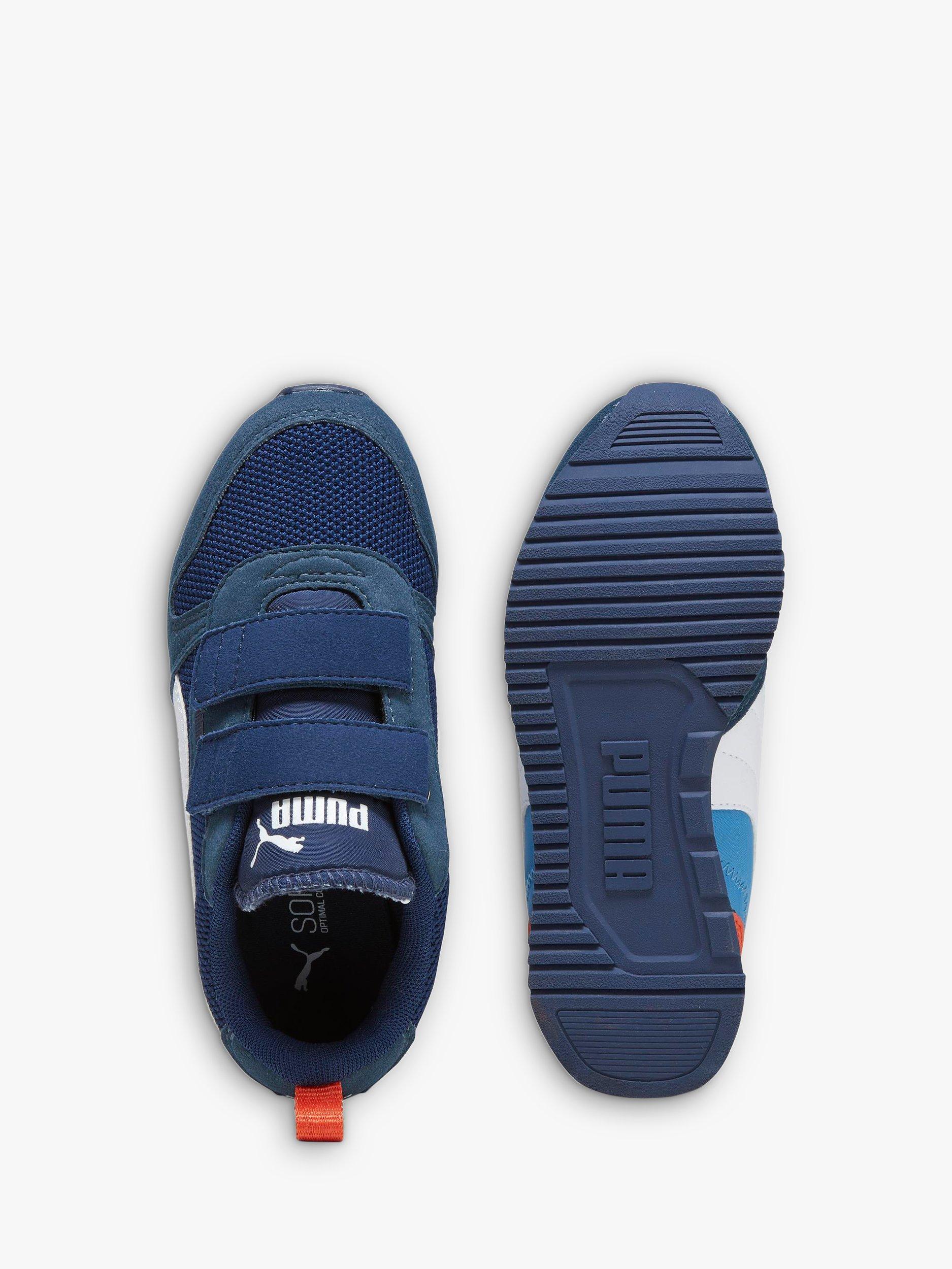 Product image 5 of 6, which shows PUMA Kids' R78 Riptape Trainers, Navy, 1