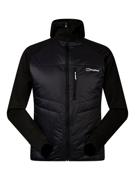 Berghaus Men's Trawd Synthetic Hydroloft Iinsulated Jacket, Jet Black, Jet Black