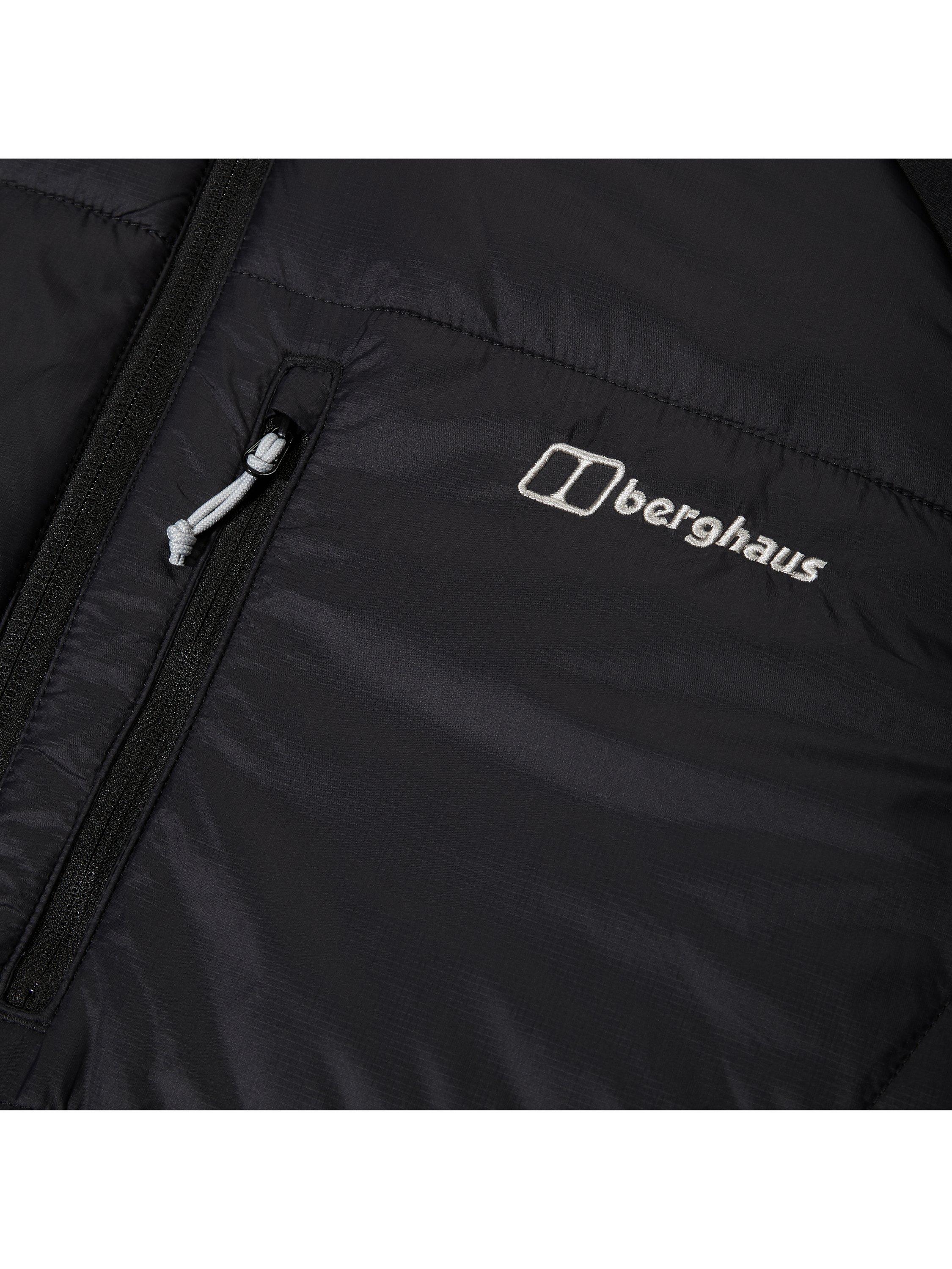 Product image 4 of 6, which shows Berghaus Men's Trawd Synthetic Hydroloft Iinsulated Jacket, Jet Black, S