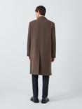 Kin Double-Breasted Wool Overcoat, Coffee Bean