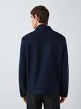 Kin Wool Blend Asymmetric Pocket Boucle Jacket