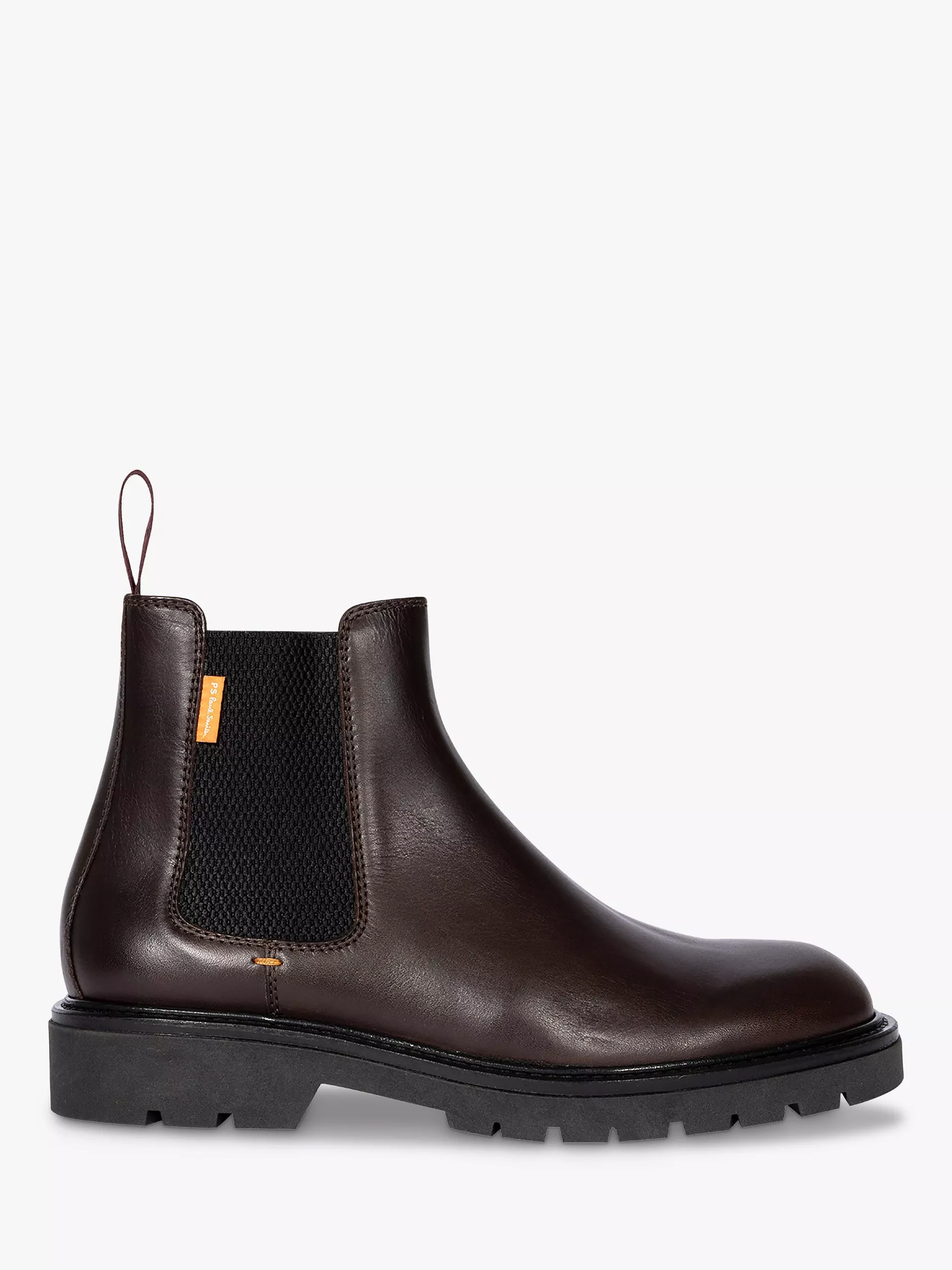 Paul Smith Xenon Leather Chelsea Boots Dark Brown