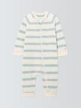 John Lewis Baby Stripe Romper, Multi