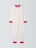 John Lewis Kids' Robin Holly Pyjamas, White