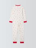 John Lewis Kids' Robin Holly Pyjamas, White