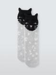 John Lewis Kids' Cat Fluffy Slipper Socks