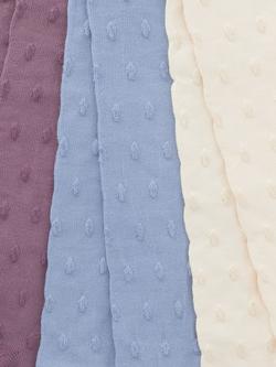 John Lewis Kids' Textured Spot Tights, Pack of 3 - view 2, Multi