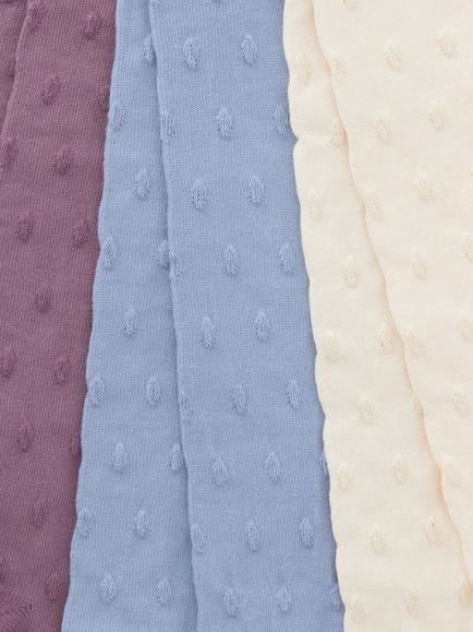 John Lewis Kids' Textured Spot Tights, Pack of 3 - view 2, Multi