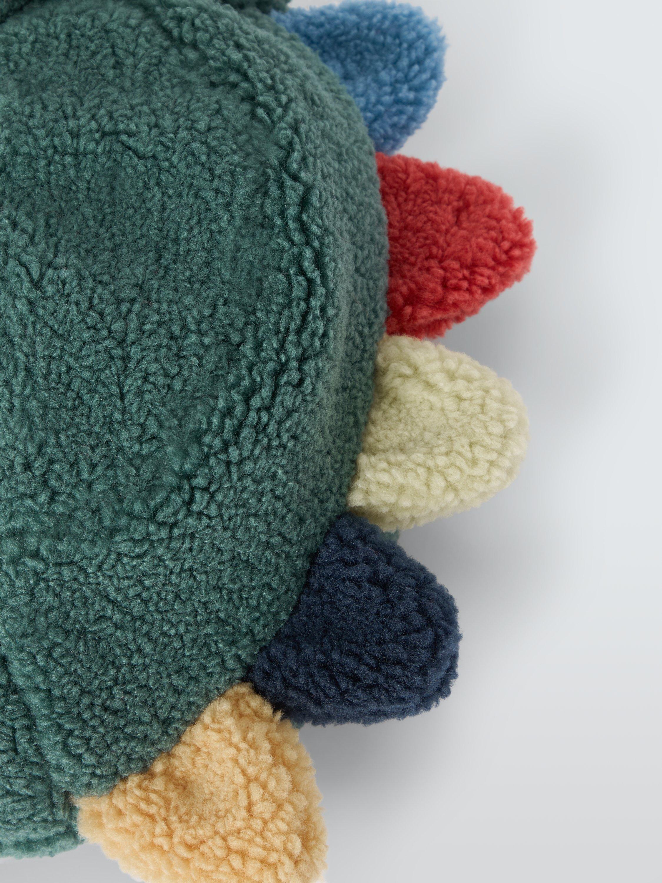 Product image 4 of 4, which shows John Lewis Kids' Dino Spike Trapper Hat, Green, 3-5 years