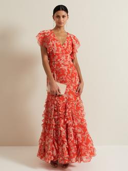 Phase Eight Gaby Floral Maxi Dress, Multi, Multi