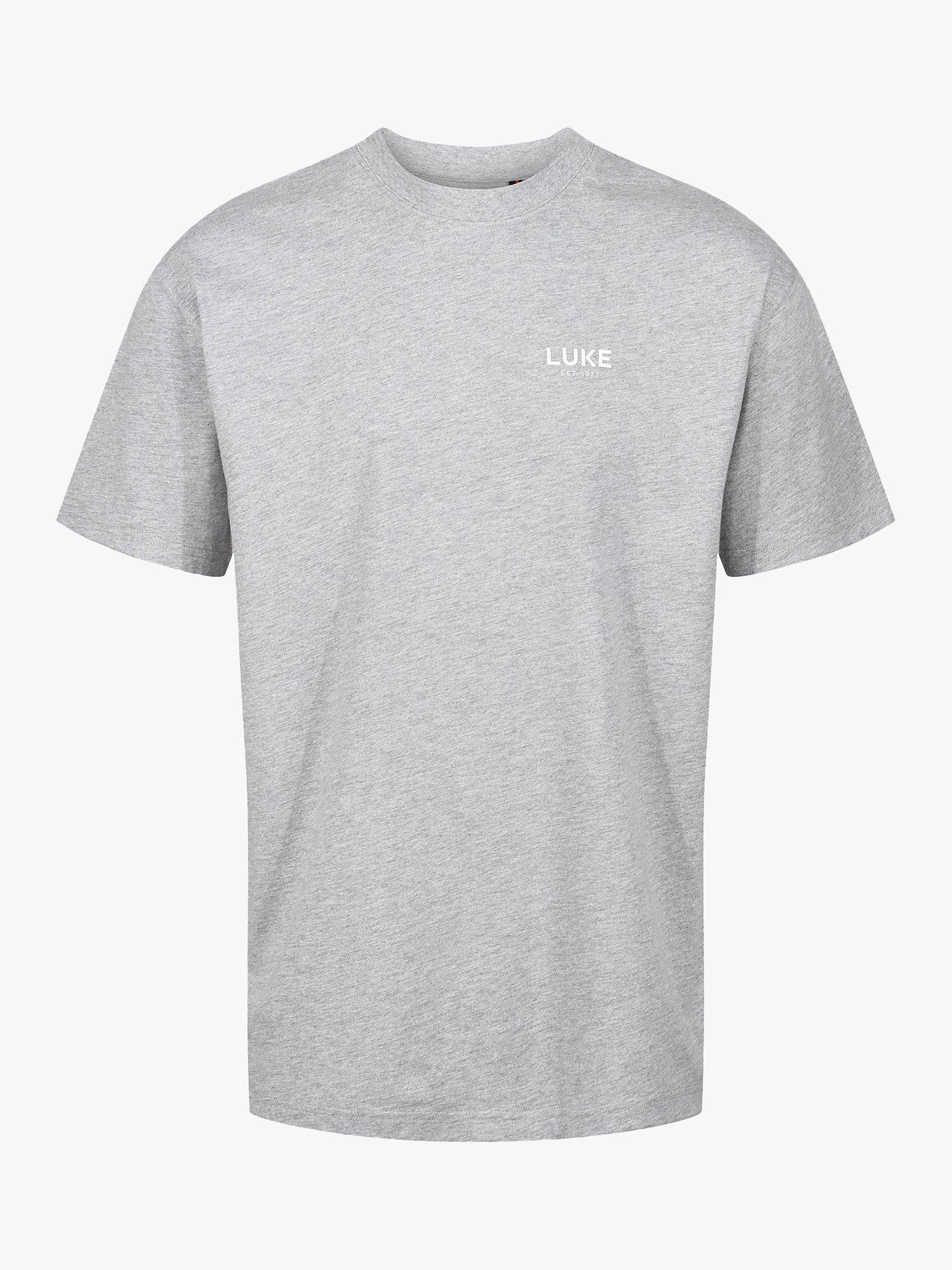 Product image 4 of 6, which shows LUKE 1977 Exquisite Relaxed Fit T-Shirt, Grey, XS