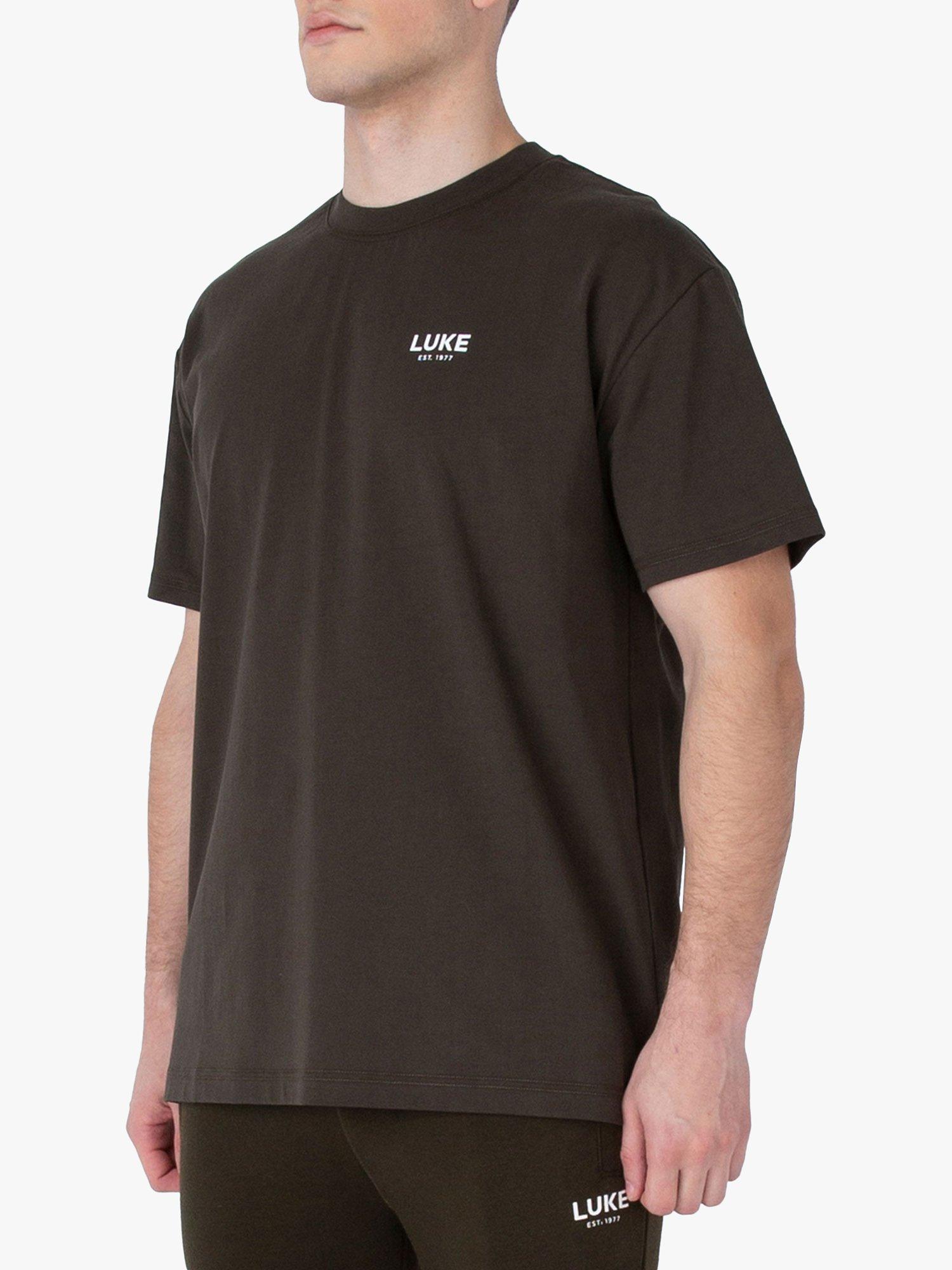 Product image 3 of 6, which shows LUKE 1977 Exquisite Relaxed Fit T-Shirt, Dark Green, XS