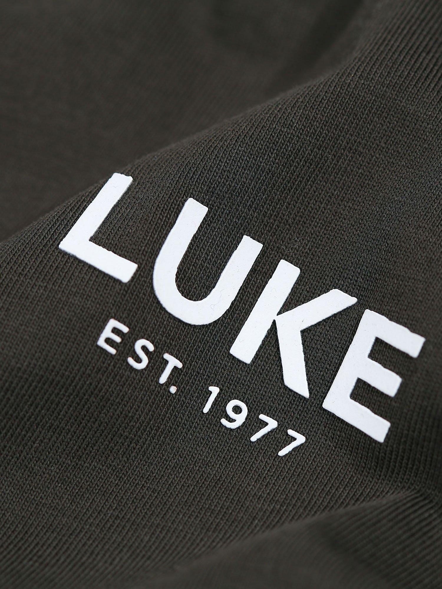 Product image 6 of 6, which shows LUKE 1977 Exquisite Relaxed Fit T-Shirt, Dark Green, XS