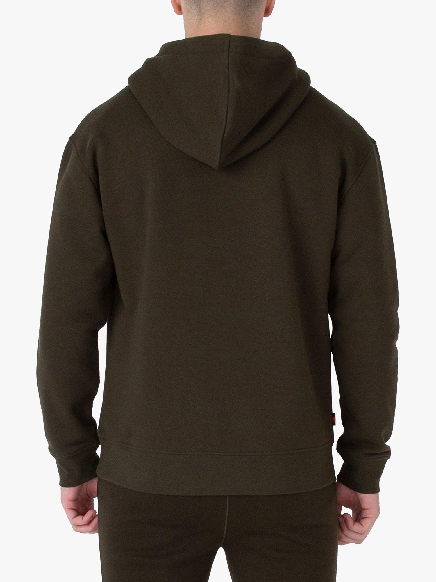 Product image 2 of 6, which shows LUKE 1977 Grand Hoodie, Dark Green, XS