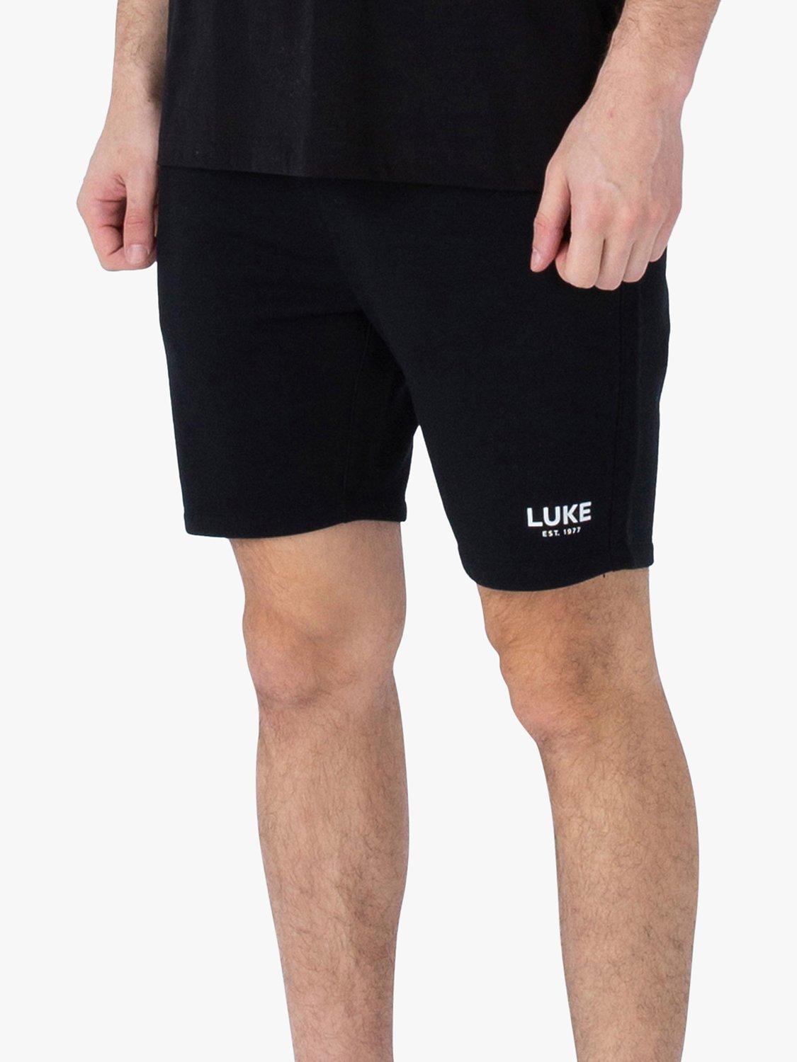 LUKE 1977 Staggering Sweat Shorts, Black, XS