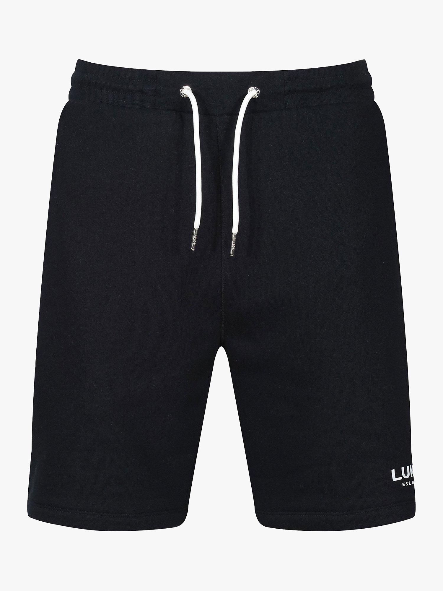 LUKE 1977 Staggering Sweat Shorts, Black, XS