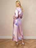 Chi Chi London Ombe Maxi Slip Skirt, Purple/Multi, Purple/Multi