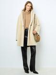 Gerard Darel Leocadie Sheepskin Coat, Sand