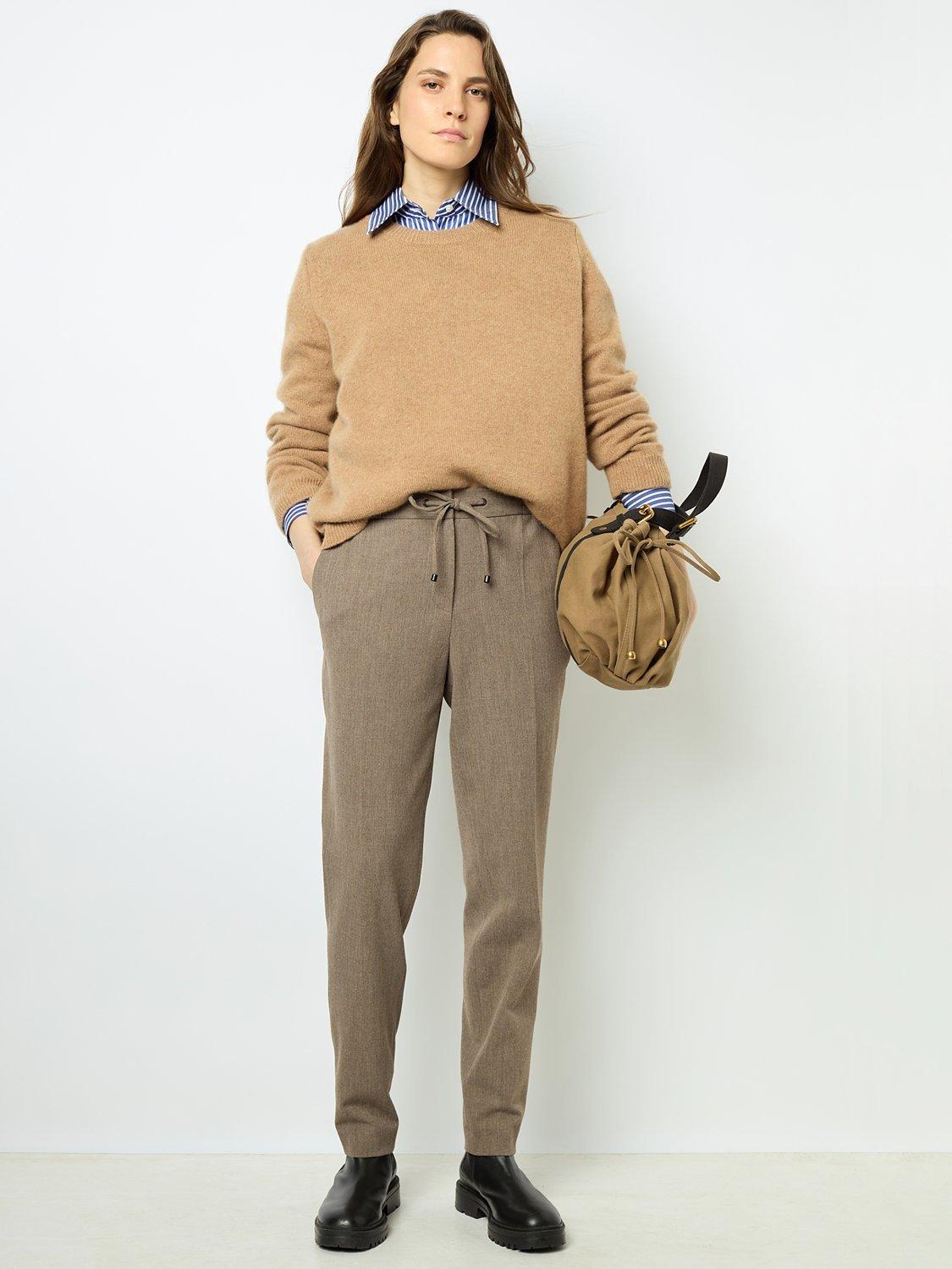 Gerard Darel Nayma Tailored Trousers, Beige