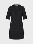 Gerard Darel Salome Tweed Dress, Black