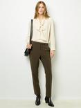 Gerard Darel Nea Slim Fit Trousers, Khaki