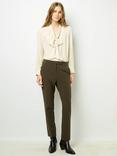 Gerard Darel Nea Slim Fit Trousers, Khaki