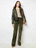 Gerard Darel Briseis Leather Jacket, Khaki