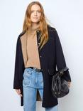 Gerard Darel Lareen Wool Coat, Navy